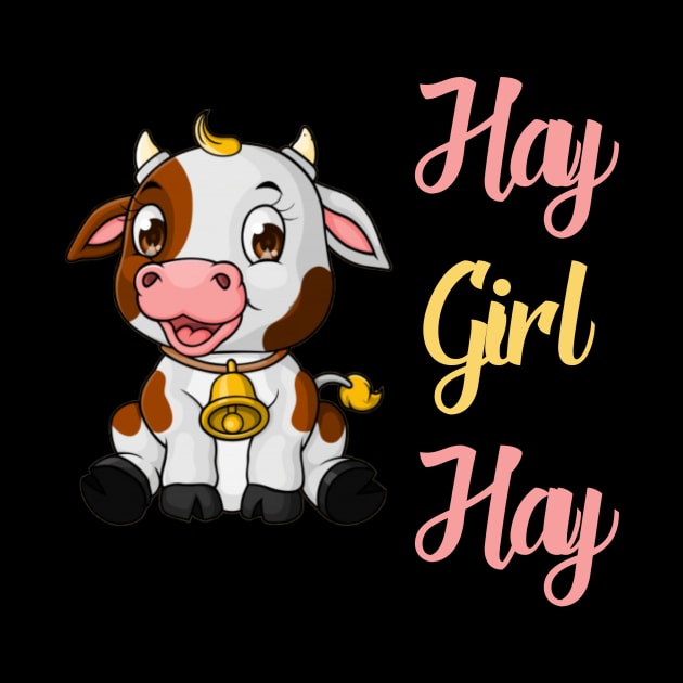 Hay Girl Hay Cow Farmhouse by UnderDesign