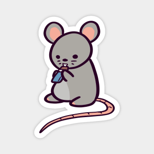 Cute Rat Candy Bar Magnet