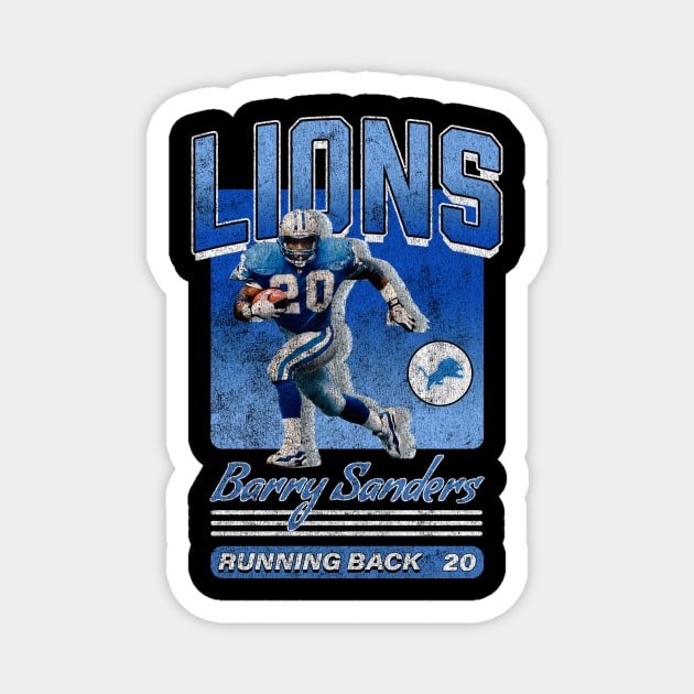 Barry Sanders 02 Magnet by KC Designs