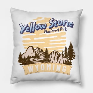 Yellowstone National Park, Wyoming Pillow