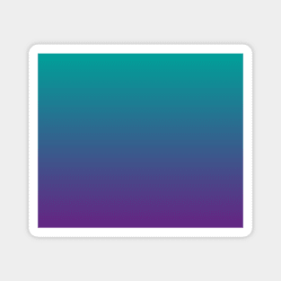 Ombre | Gradient Colors | Teal and Purple | Magnet