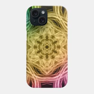 Elegant rainbow kaleidoscopes Phone Case