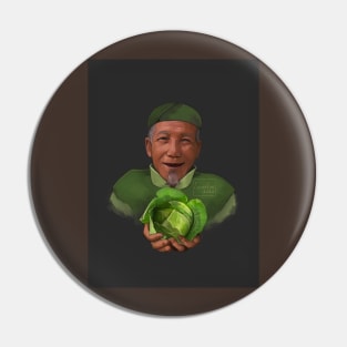 Cabbage man Pin