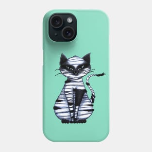 Mummy cat Phone Case