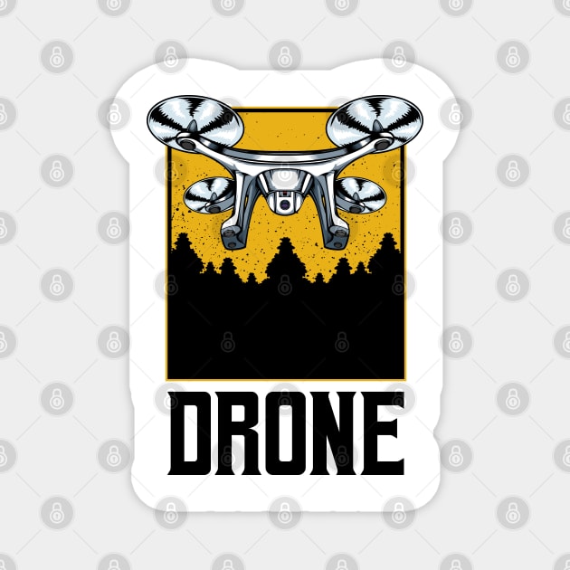 Drone Magnet by Lumio Gifts