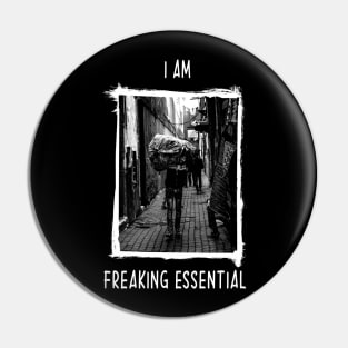 Essential Worker Gift Idea.I am Freaking Essential, cute gift for your hard-working dad, brother, husband, boyfriend, friend Pin