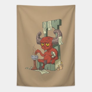 The Devil Seated Tapestry