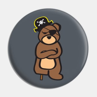 Pirate Bear Pin