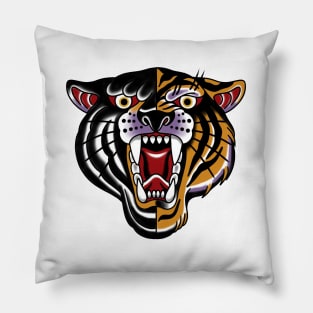 Traditional panther/tiger Pillow