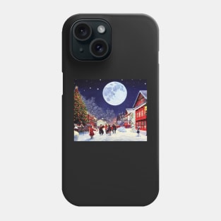 Christmas in old town London - Scene 6 Phone Case