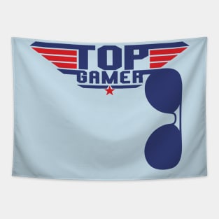Top Gamer Funny Retro Cool Gaming Tapestry