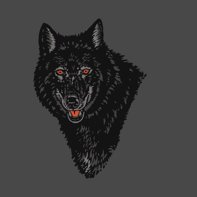 Wolf head by Iambolders