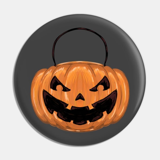 Pumpkin Pail Pin by Thedustyphoenix