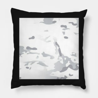 Multicamo White Camouflage Pillow