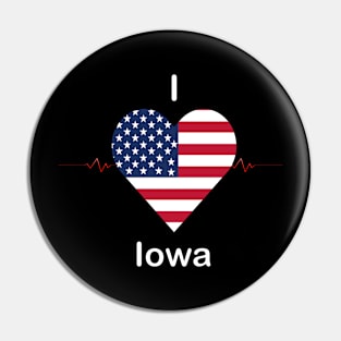 I love Iowa Pin