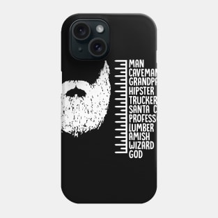 Funny Beard Growth T-Shirt Phone Case