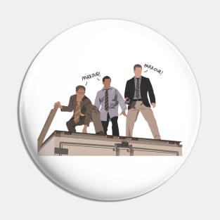 Parkour the office Pin