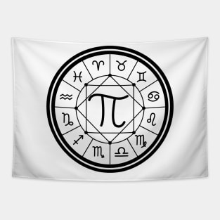 astrology of pi symbol Tapestry