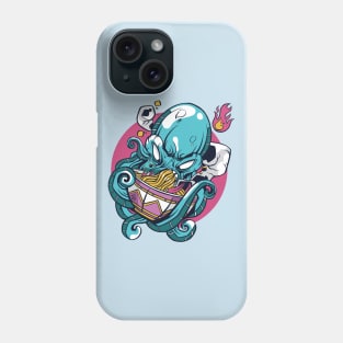 Octopus Eating Ramen Phone Case