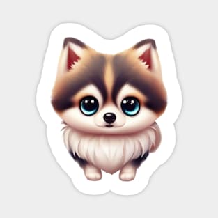 Furmidable Pomsky Magnet