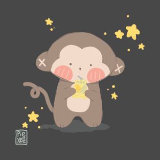 Monkey Banana Milk T-Shirt
