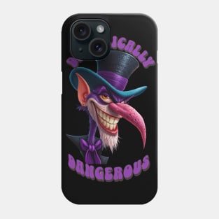 The Mischievous Mad Hatter: Diabolically Dangerous Phone Case