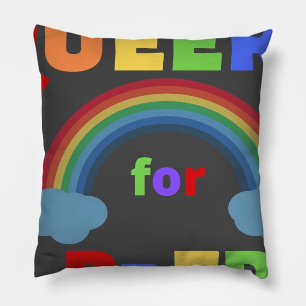 Queers for PrEP Pillow by PrEPNavigator