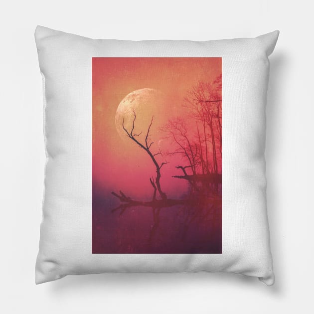 Red Mist Pillow by danielmontero