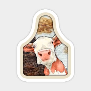 Cattle tag Magnet