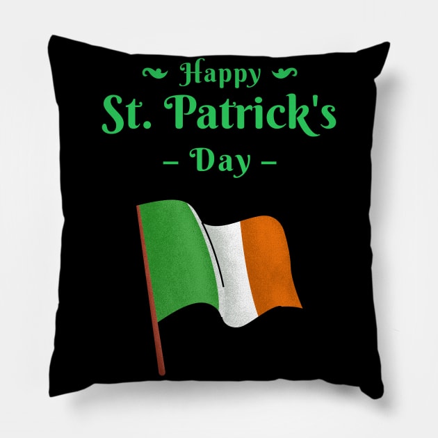 Happy St Patricks Day Pillow by Istanbul