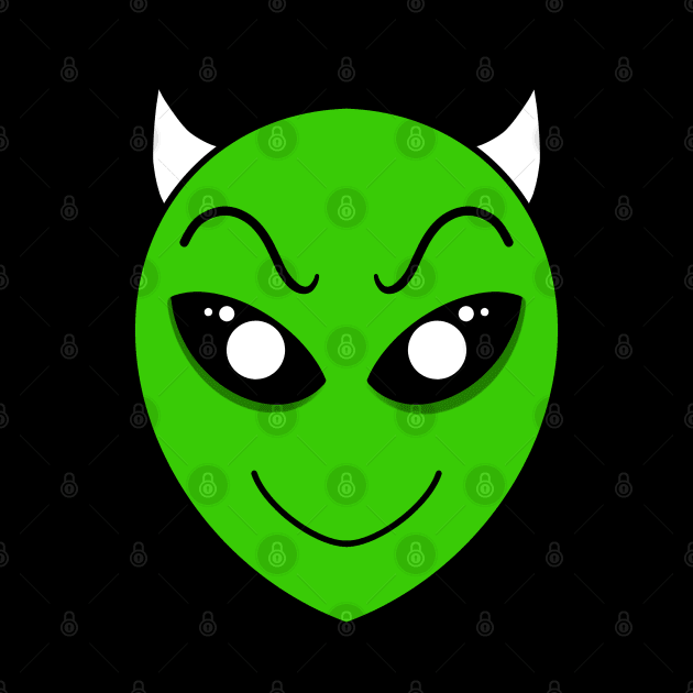 Evil Alien Emoji by Kcinnik