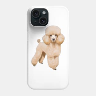 Cute Poodle Drawing Phone Case