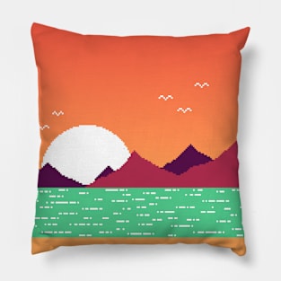 Sunset At The Beach, Pillow