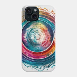 Aesthetics seals in vibrant colors, and white background. Phone Case