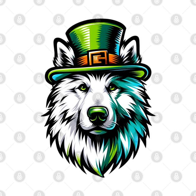 Croatian Sheepdog Celebrates Saint Patrick's Day Vividly by ArtRUs