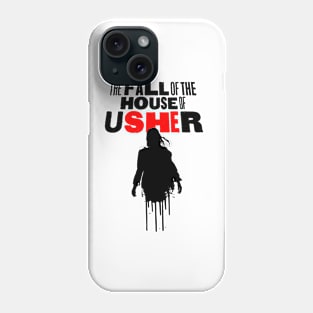 The Fall of the House of Usher Carla Gugino skull mask Phone Case