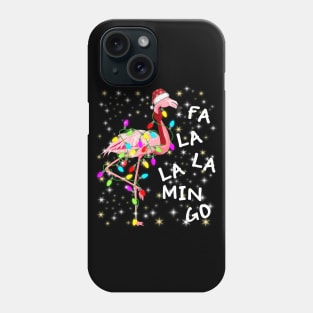 Fa La La La mingo Flamingo for Christmas Phone Case