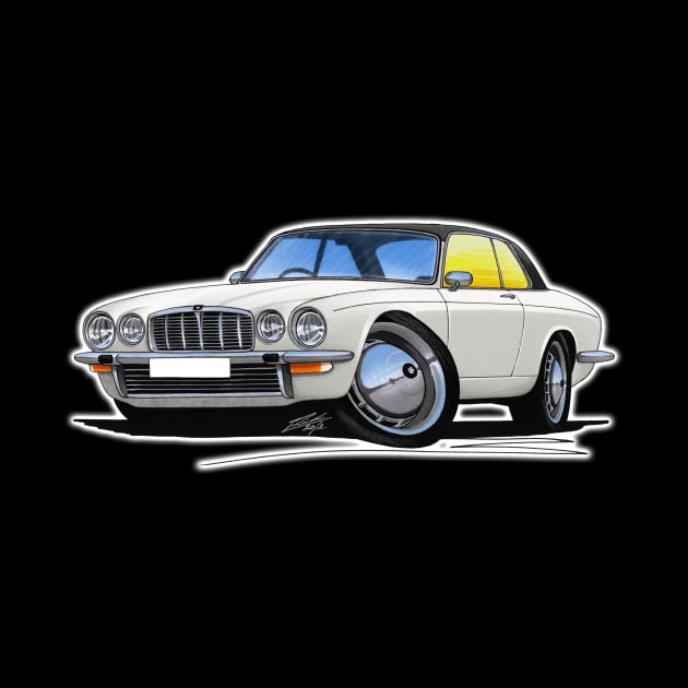 Jaguar XJ-C White by y30man5