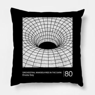 Enola Gay / Minimalist Graphic Artwork Design Pillow