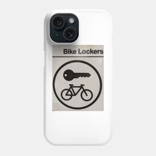 Bike Locker Storage Sign Phone Case
