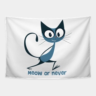 Meow or Never Tapestry