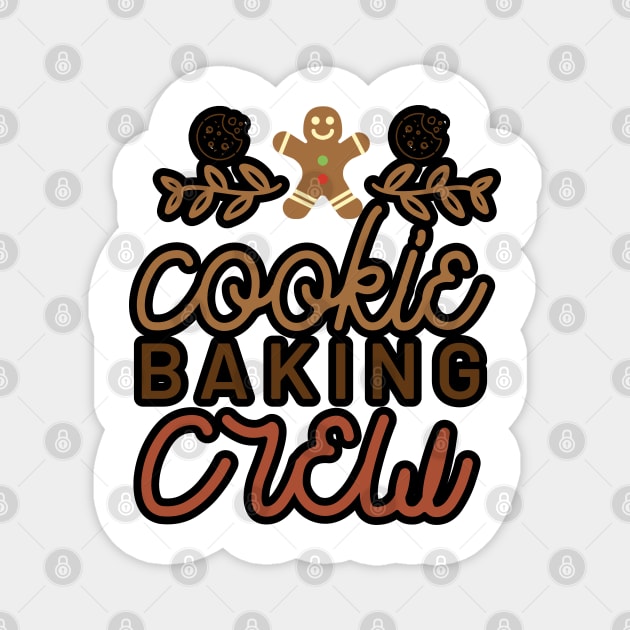 Cookie Baking Crew Holiday Cooking Team Magnet by powerdesign01