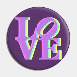 Layered LOVE Pin