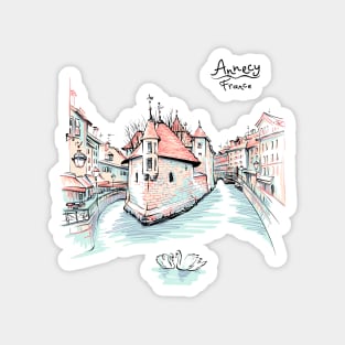 Annecy, Venice of the Alps, France. Magnet