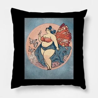 Powerful and divine fairy (no text and with background) Pillow