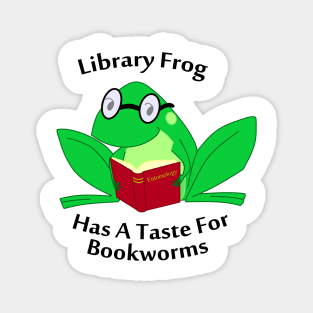 Library Frog Magnet