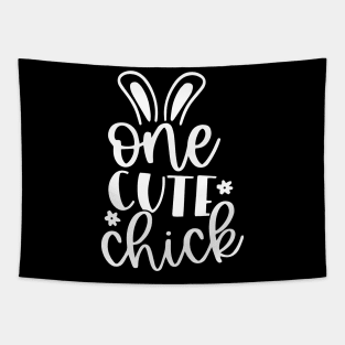 One Cute Chick Easter Day Tapestry