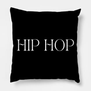 hip hop vintage logo Pillow