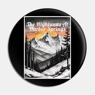 The Highlands at harbor springs ski Michigan Pin