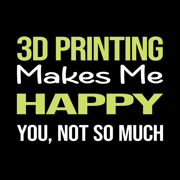Funny Happy 3D Printing by symptomovertake